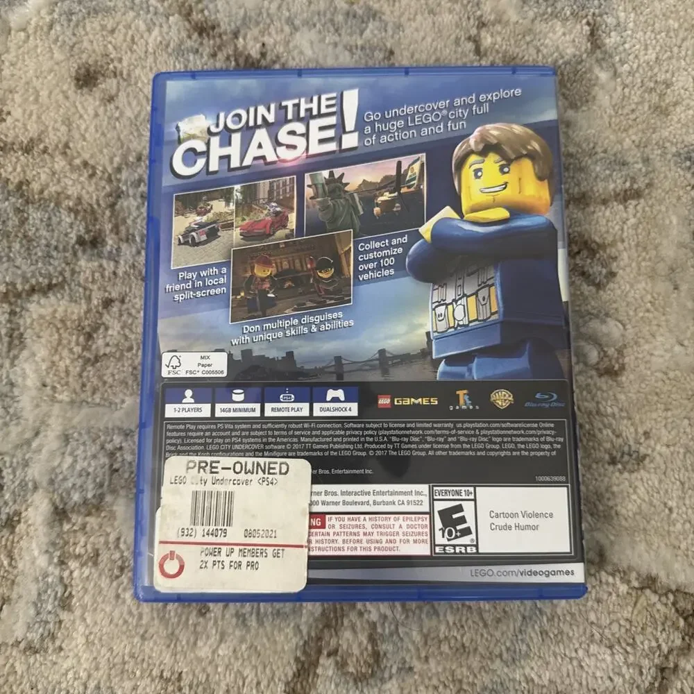 LEGO City Undercover - Sony Playstation PS4 Game CIB